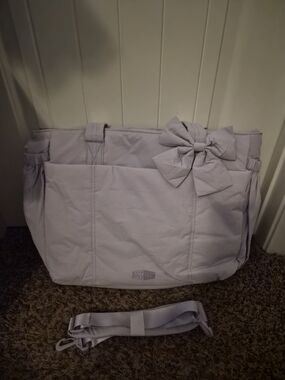 Bagsmart Lavender Bow Tote Bag